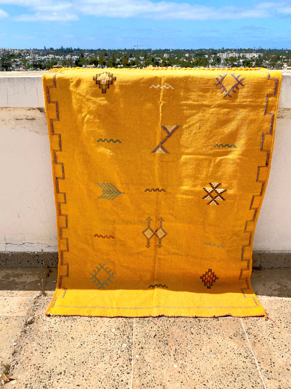 Yellow Berber Rug