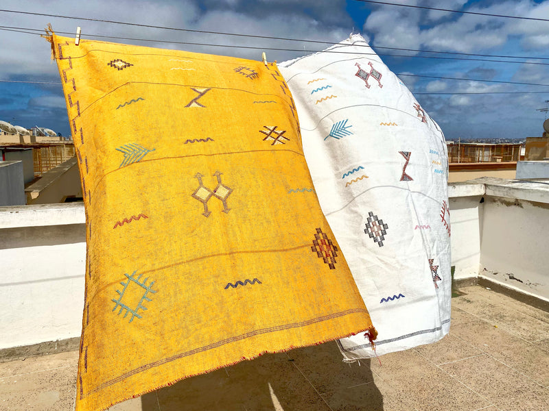 Yellow Berber Rug