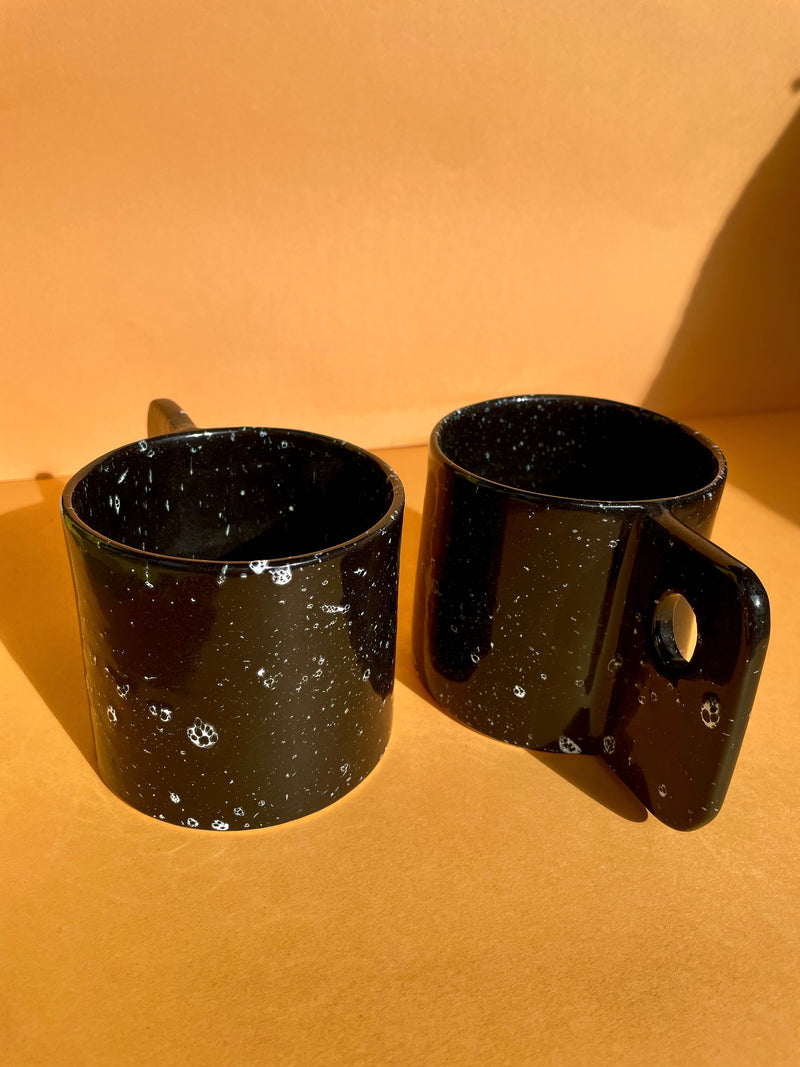 Black Ceramic Mugs